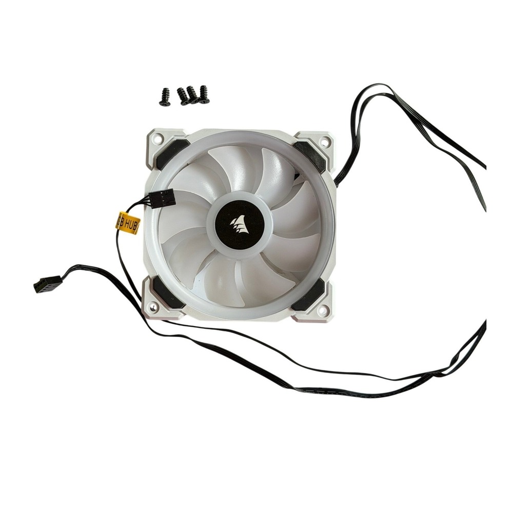 Corsair LL120 RGB LED PWM Fan 120mm White Case Cooling CO-9050091-WW